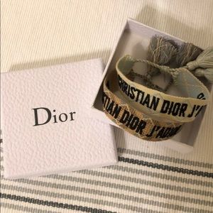Christian Dior woven bracelets